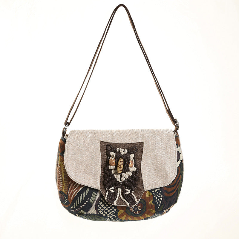 boho Ethnic Pattern Saddle Bag