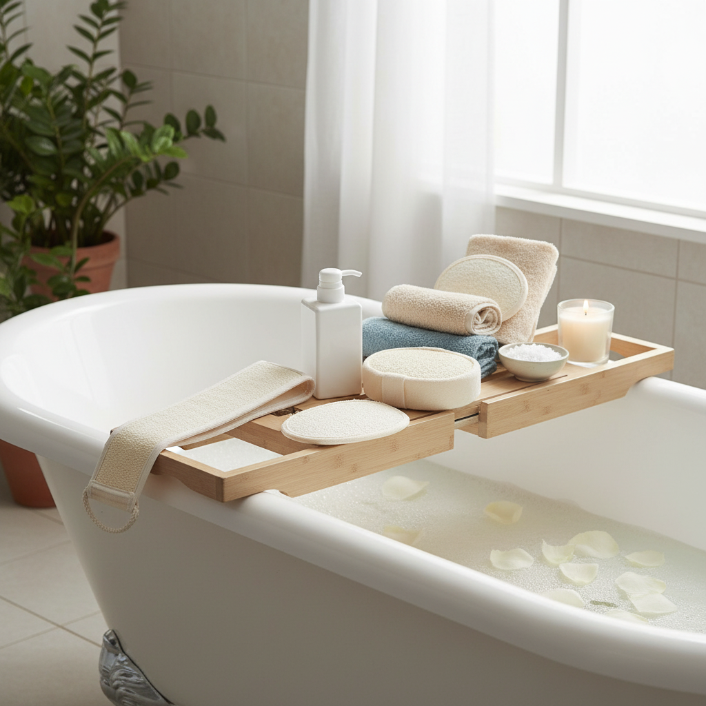 Exfoliating Loofah Bath Set