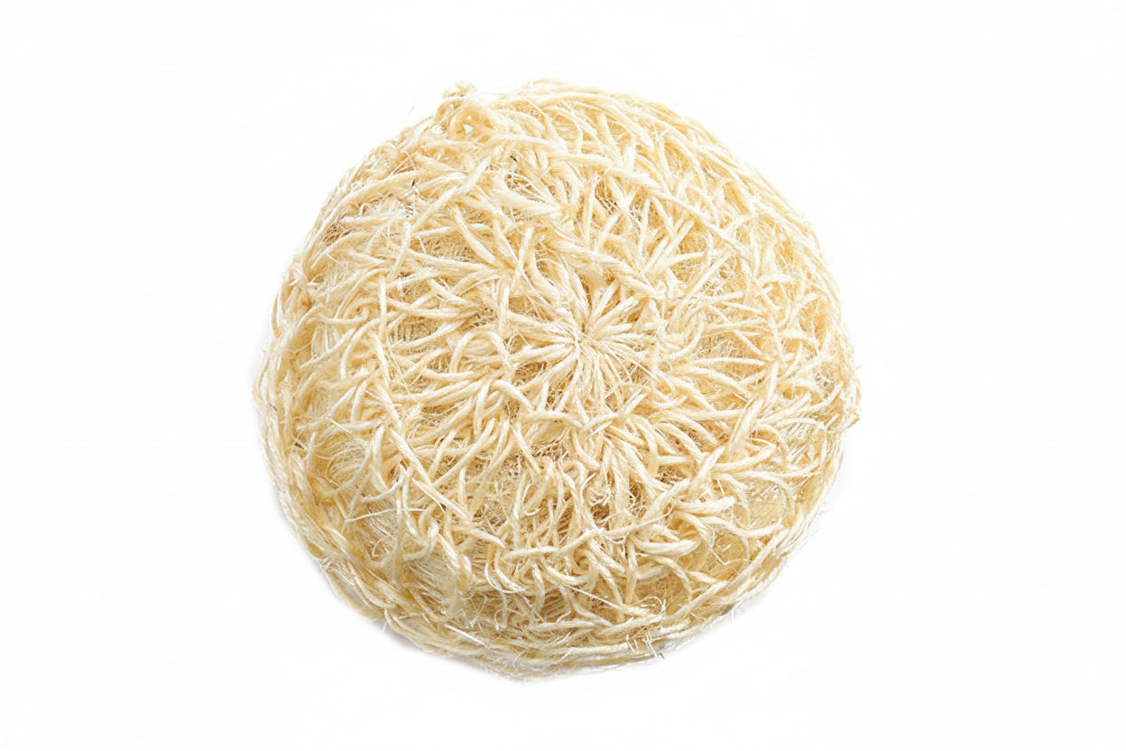 round Exfoliating Luffa Bath Sponge