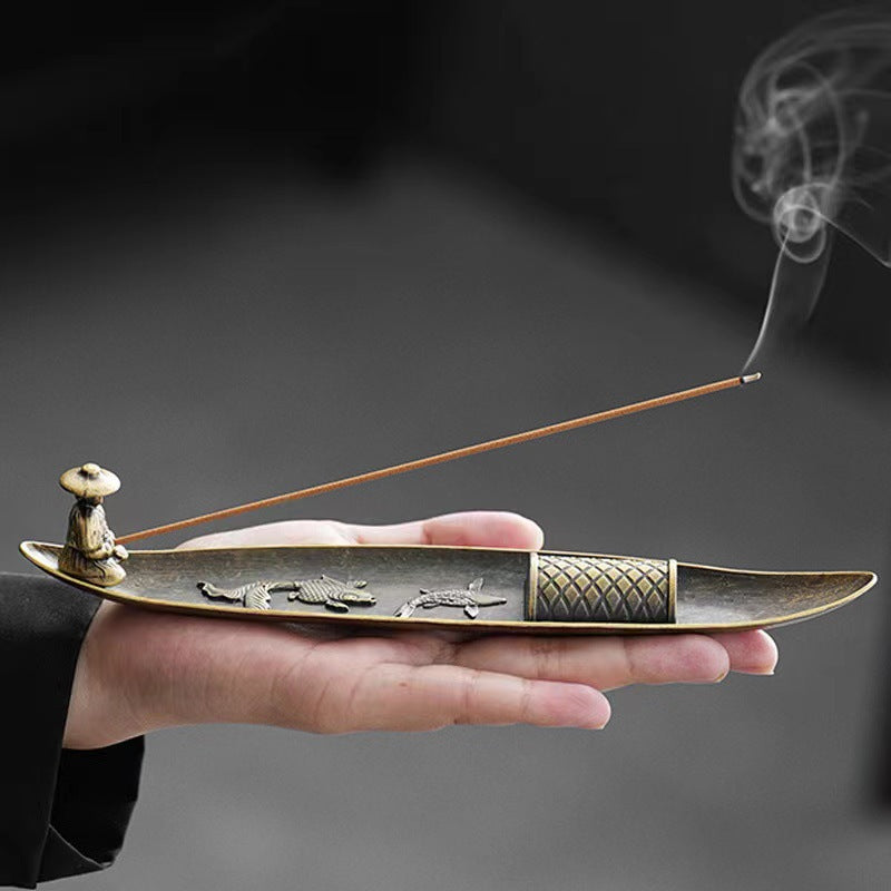 Fishing Boat Incense Holder