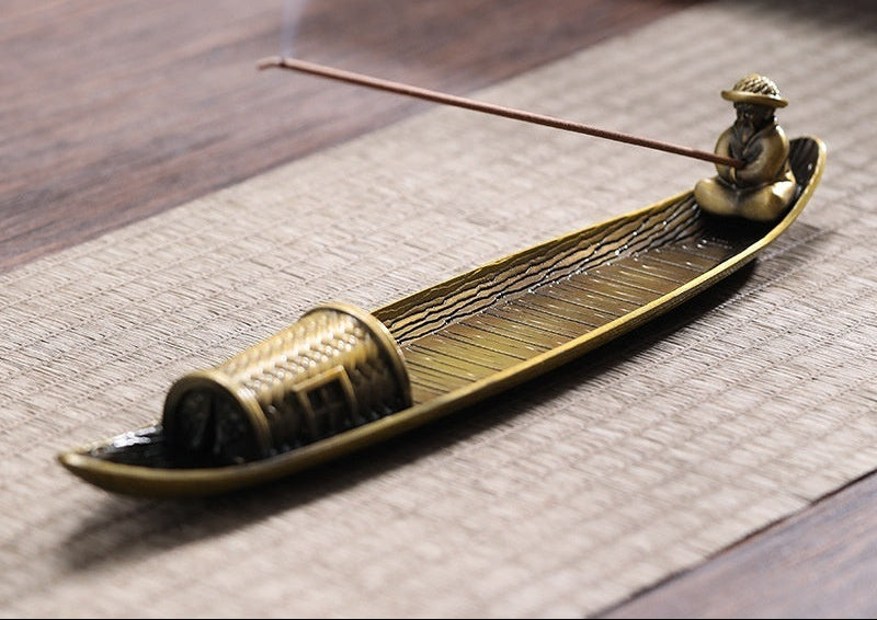Fishing Boat Incense Holders