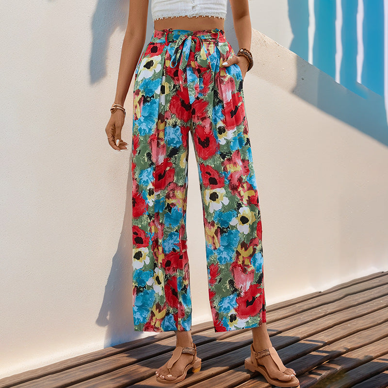 Flamboyant Straight Leg Pants for Women