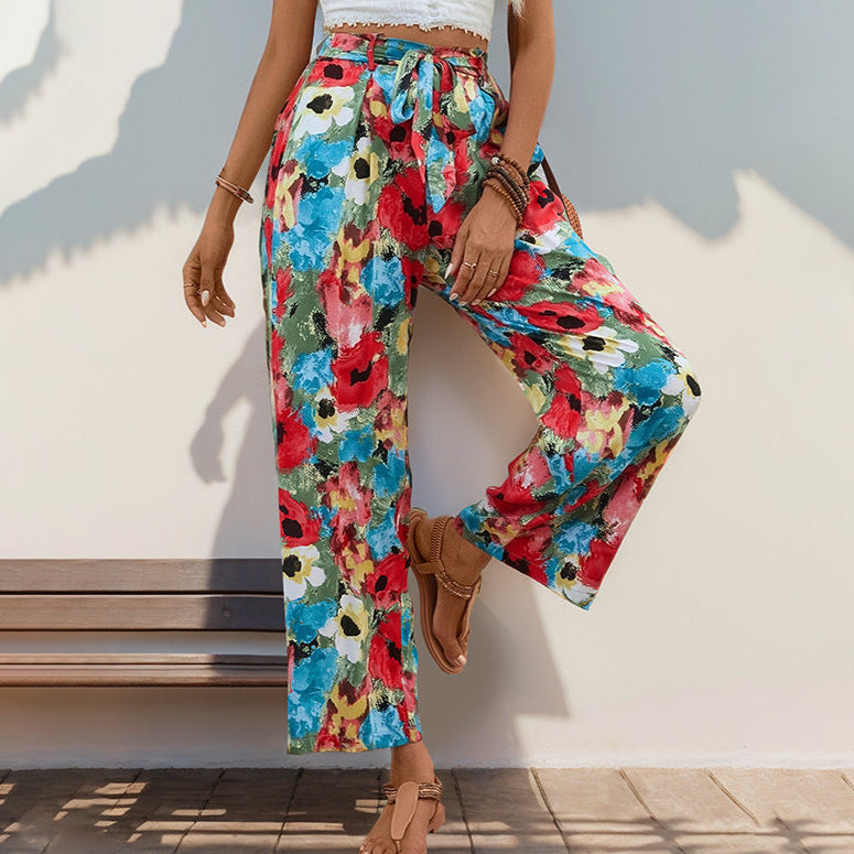 Flamboyant Straight Leg Pants for Women