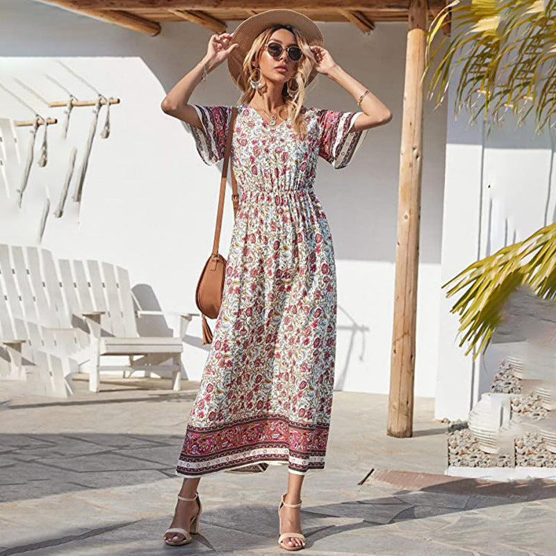 Floral Bohemian Long Dress