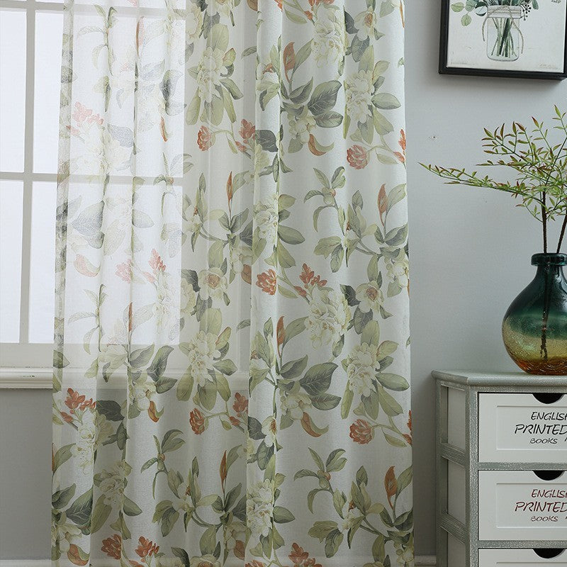 Floral Boho Curtain