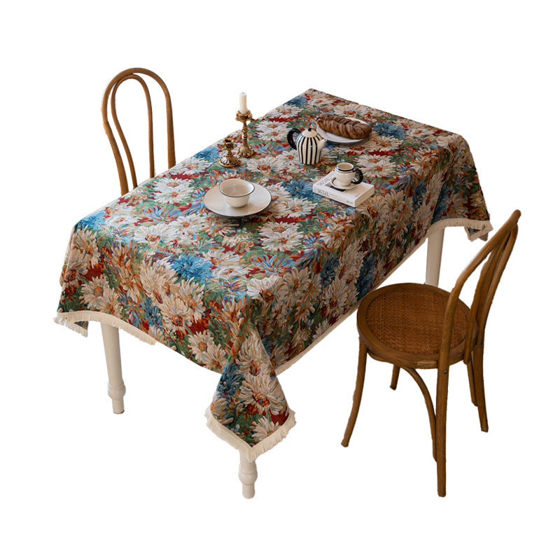 Flower Patterned Tablecloths