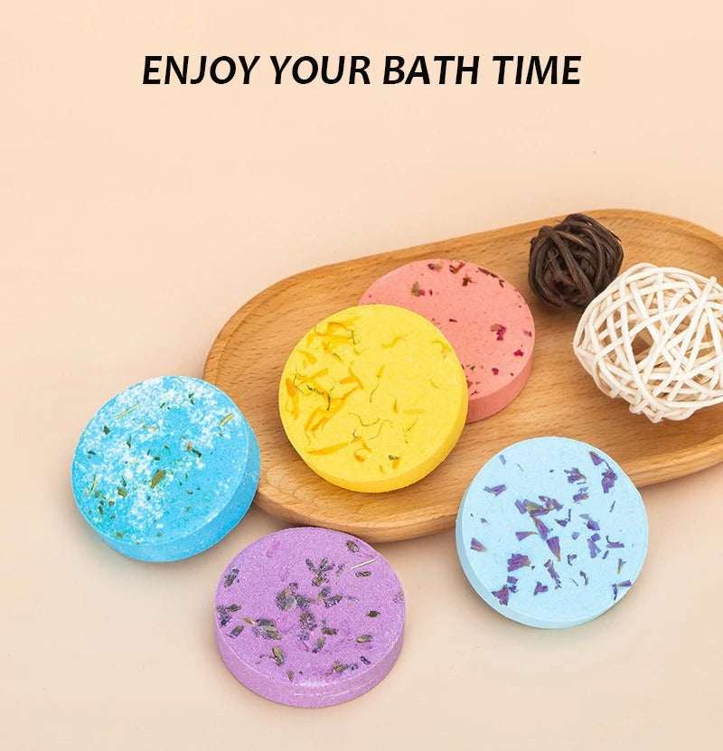 Aromatherapy Flower Shower Steamer with Bath Salts