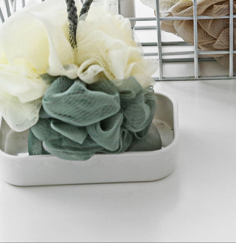 Foam Mesh Pouf Sponges