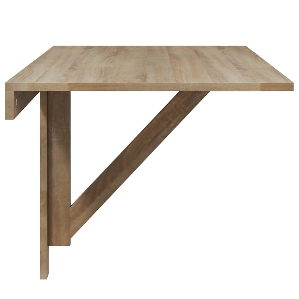 Wooden dining table on a white background