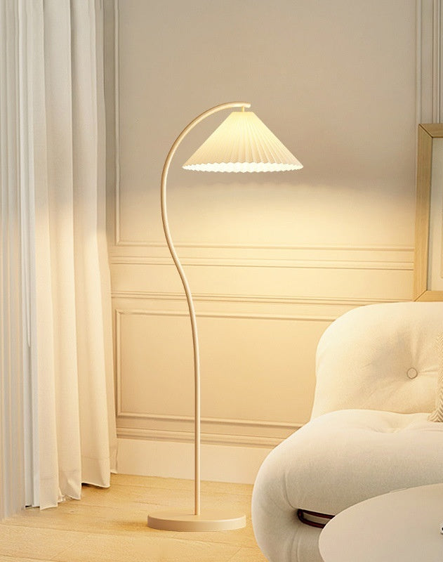 French Retro Cream Floor Lamp