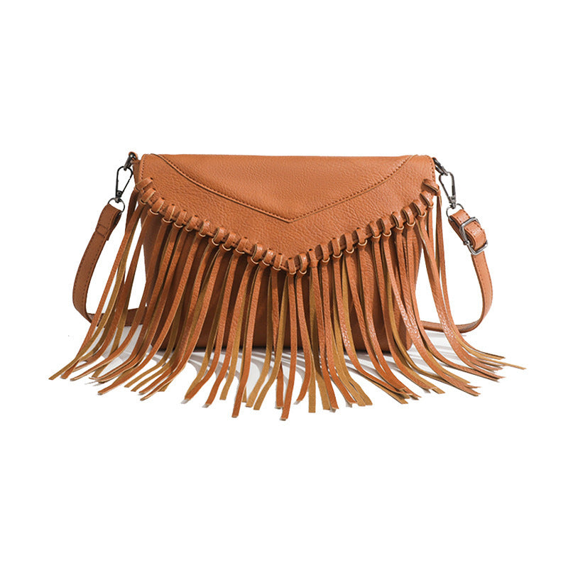 Fringed Crossbody Purse Boho Style