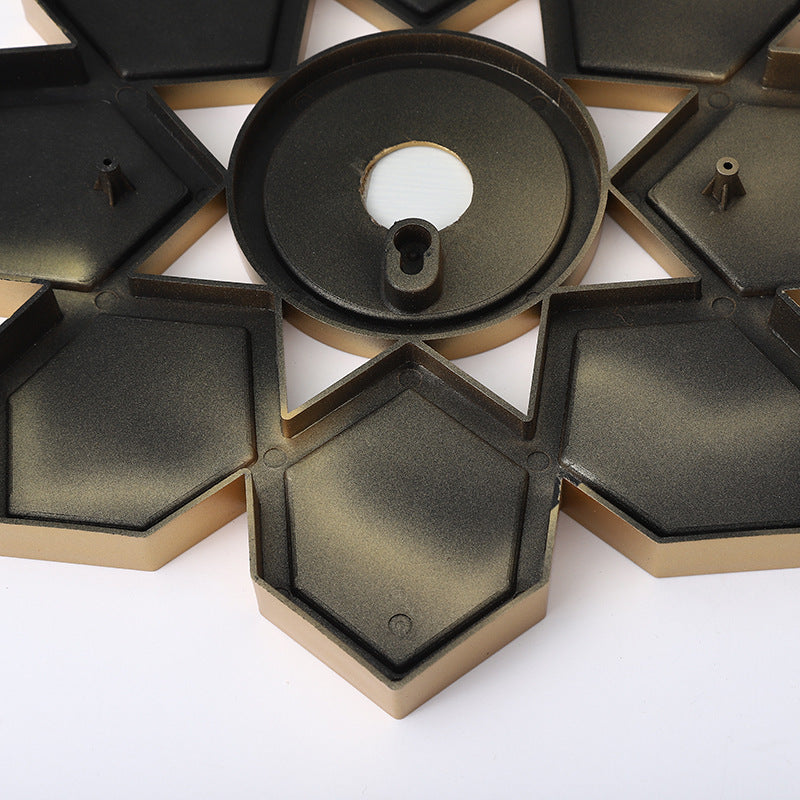 Geometric Flower Mirror