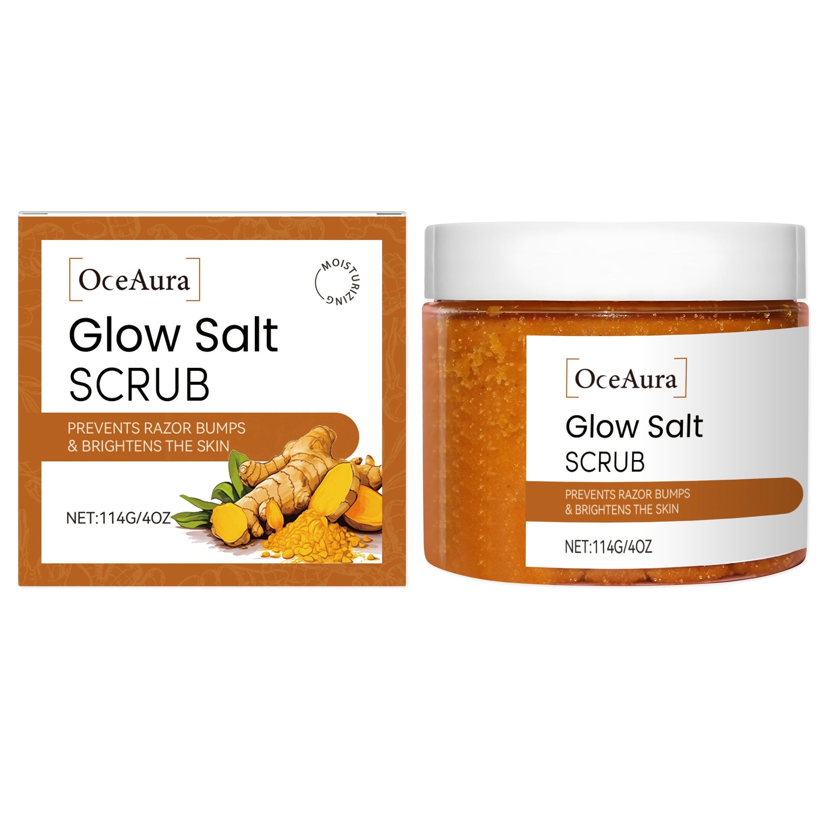 Glow Turmeric Salt Body Scrubs