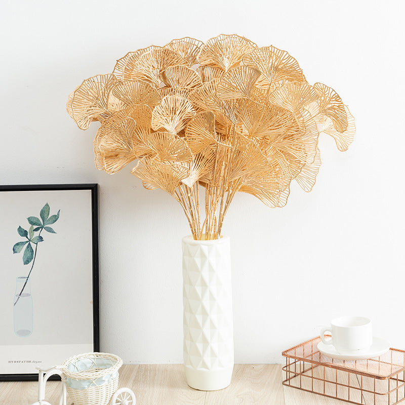 Gold Artificial Flower Decor