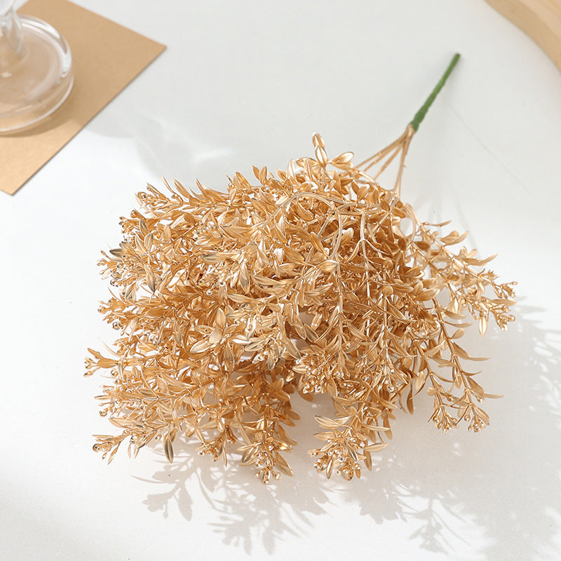 Gold Artificial Flower Decor
