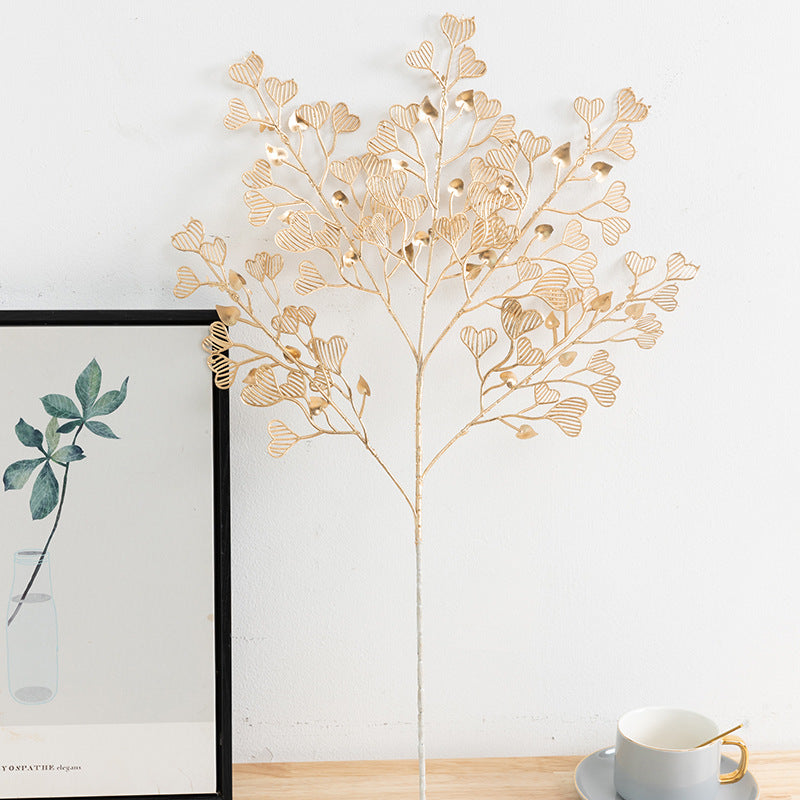 Gold Artificial Flower Decor