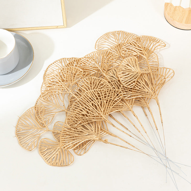 Gold Artificial Flower Decor