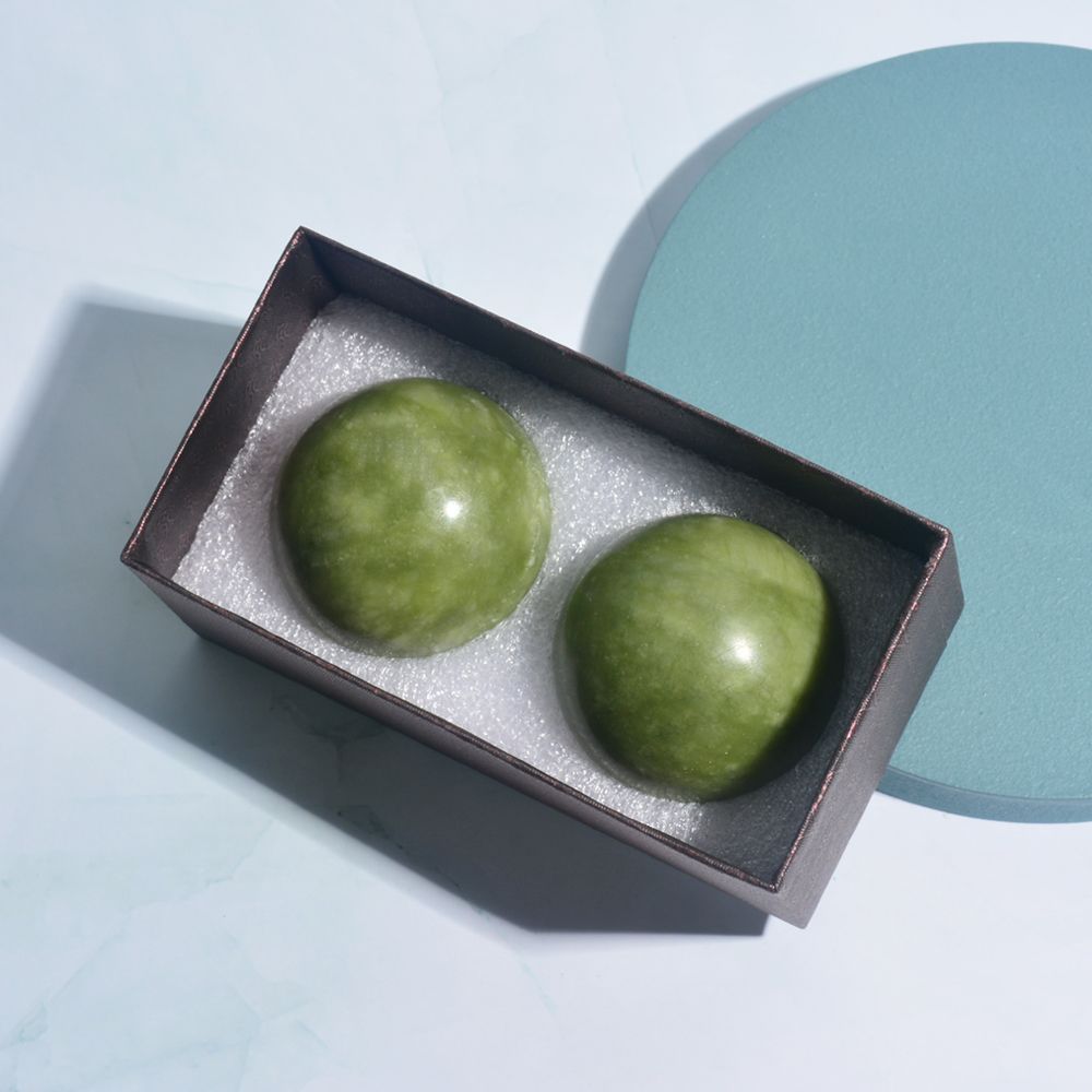 Green Jade Meditation Ball