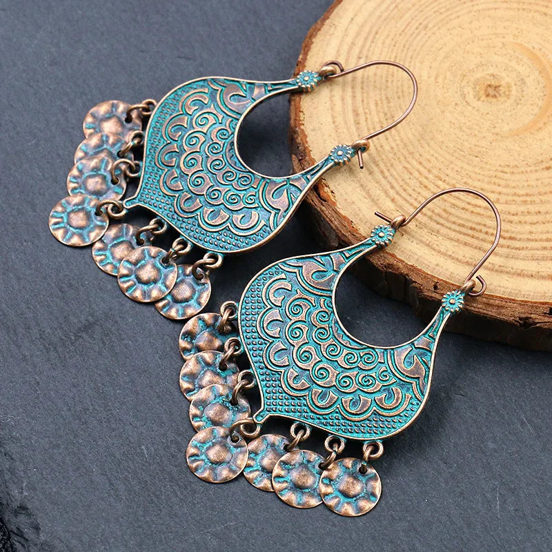 Boho Tassel Indian Earrings