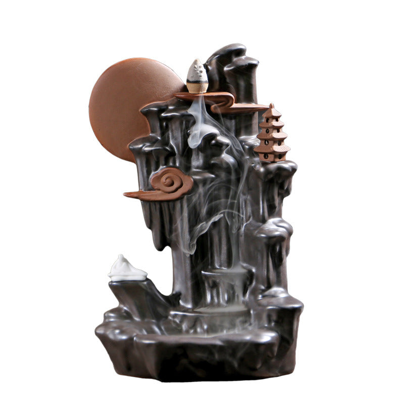 Japanese Landscape Incense Cone Waterfall
