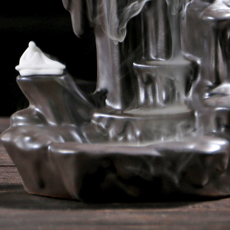 Japanese Landscape Incense Cone Waterfalls