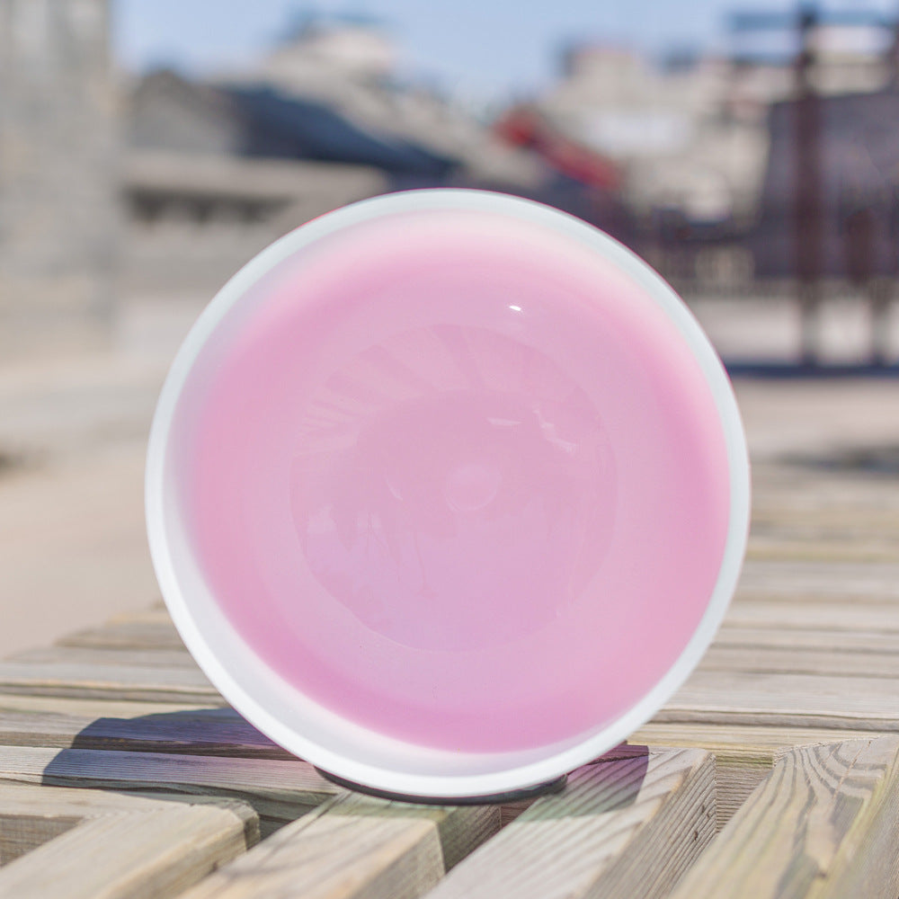 Large Blue Pink Crystal Meditation Bowls