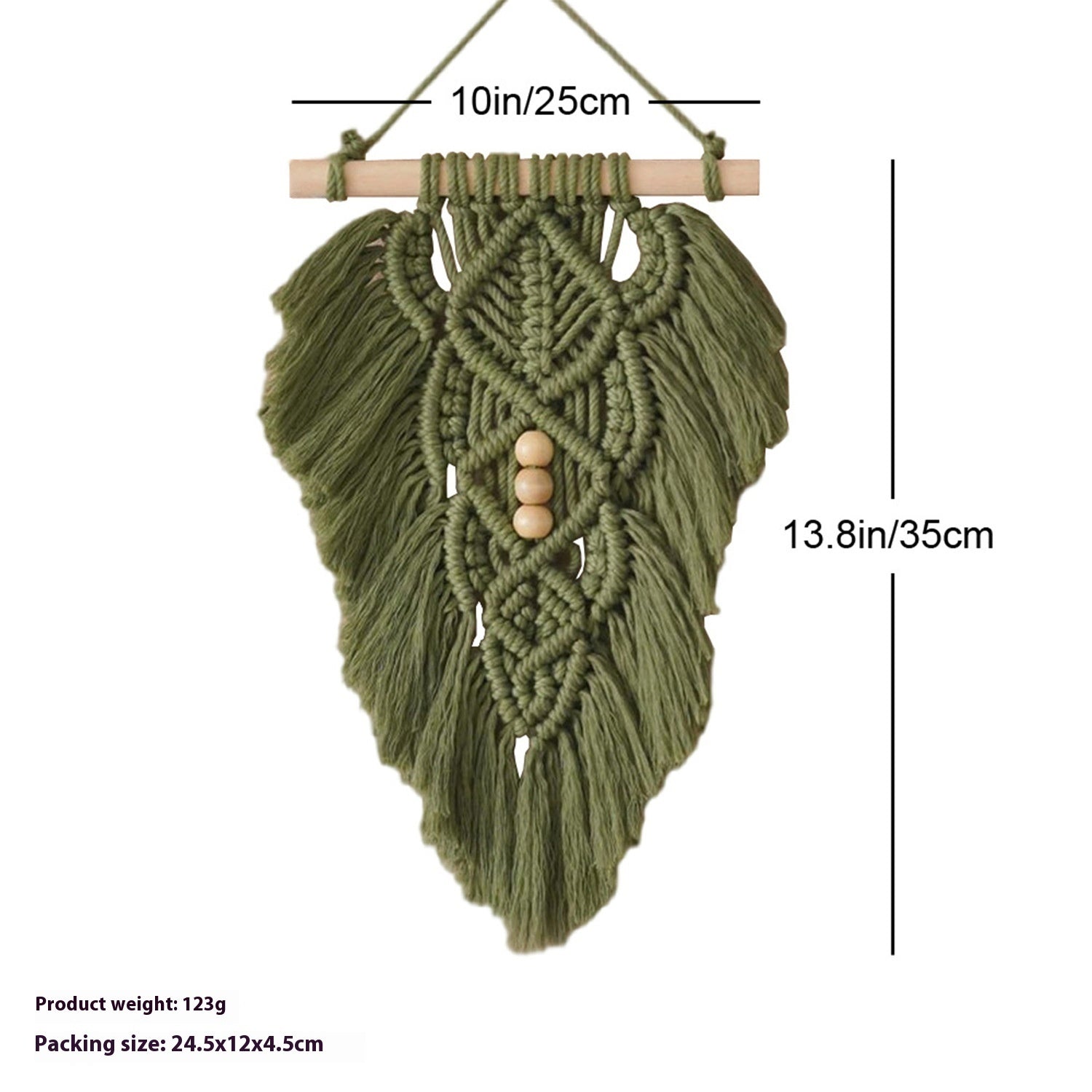 Leaf Macrame Wall Hanging