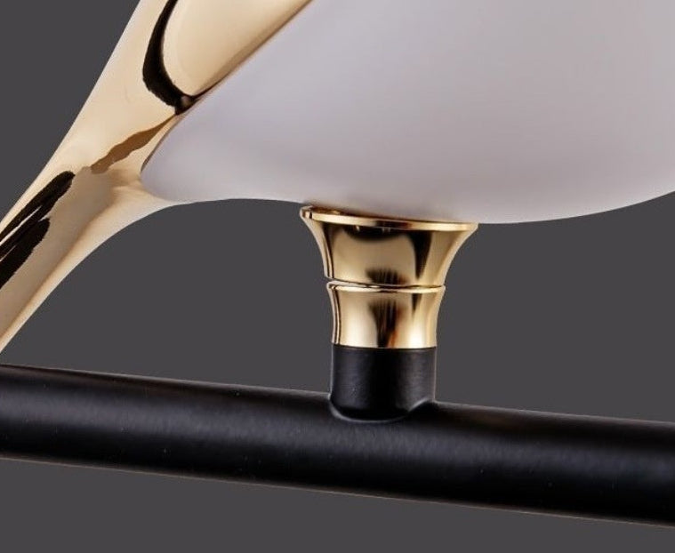 Magpie Bird Bedroom Bedside Wall Lamp