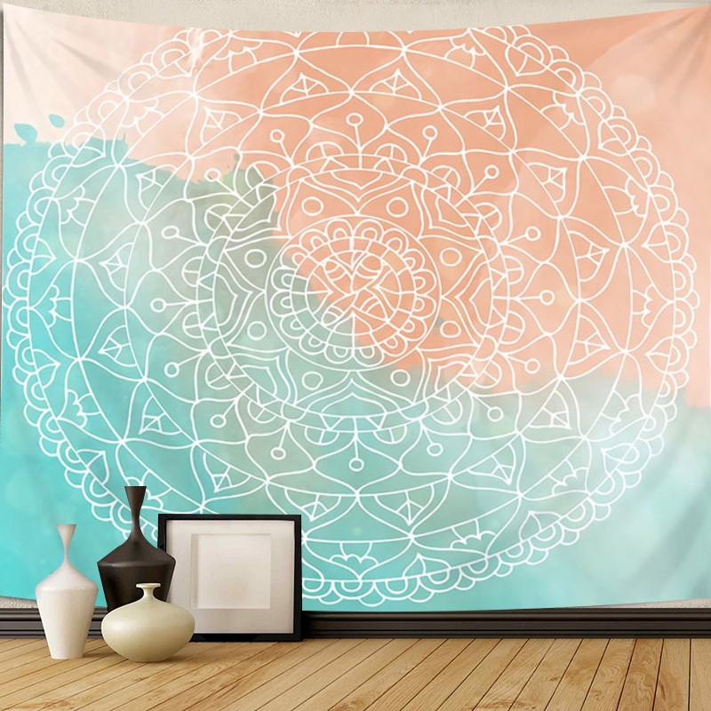 Colorful Mandala Tapestry Bohemian Style