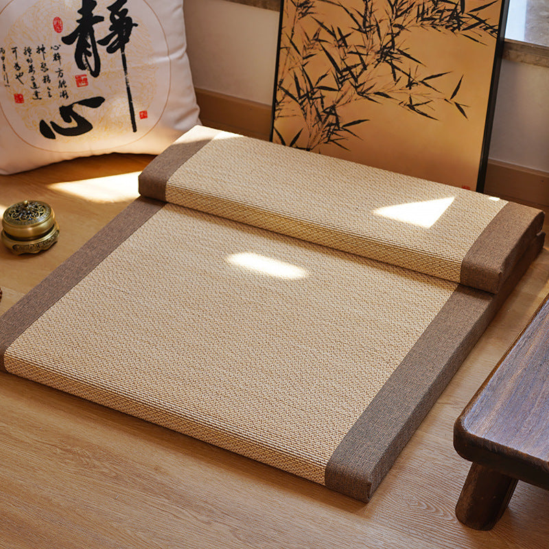 Brown Bamboo Meditation Cushion