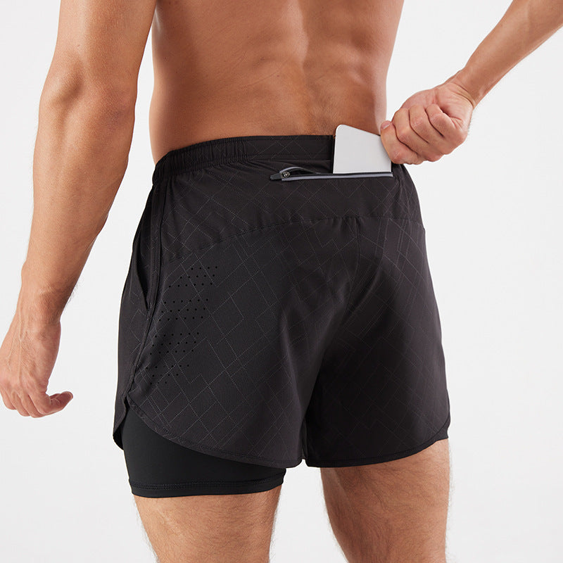 Men's Quick Drying Shorts for Yoga with Pockets