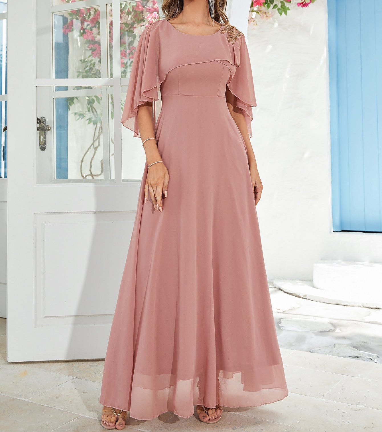Mesh Boho Mother of the Groom or Bride Dress