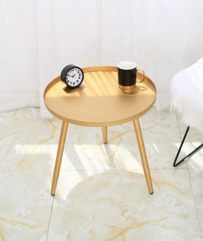 Metal Round Side Table