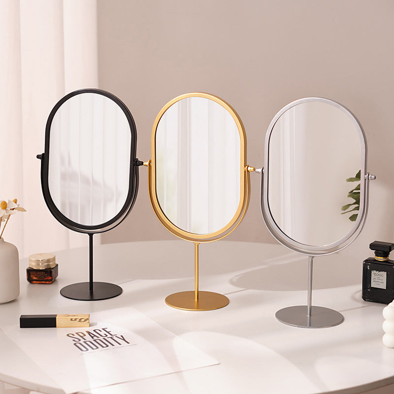 Metallic Table Mirror