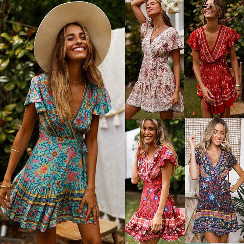 Mini Boho Print Sundress