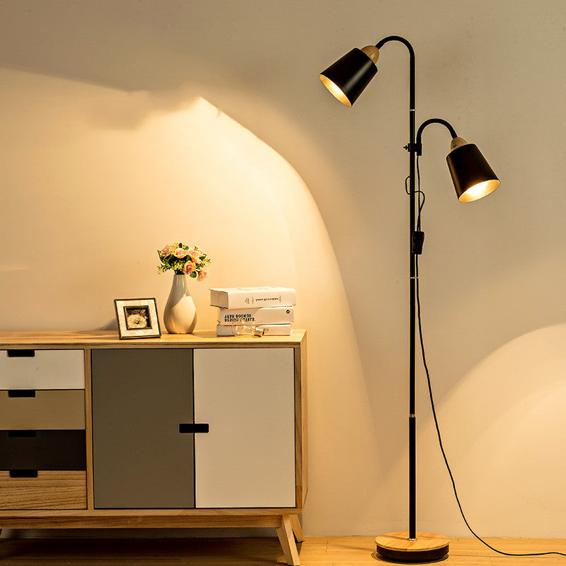 Minimal Double Head Floor Lamp