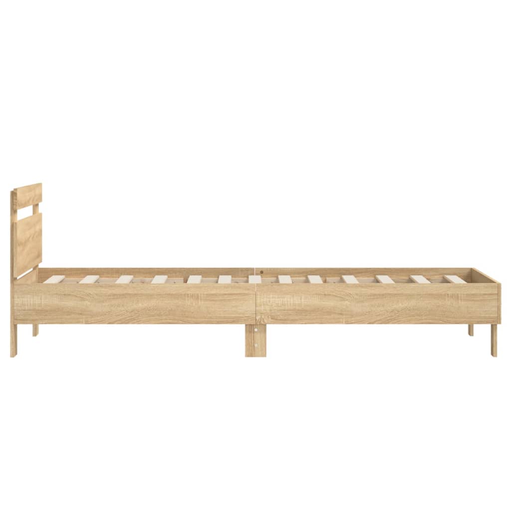 Minimal Light Brown Bed Frame