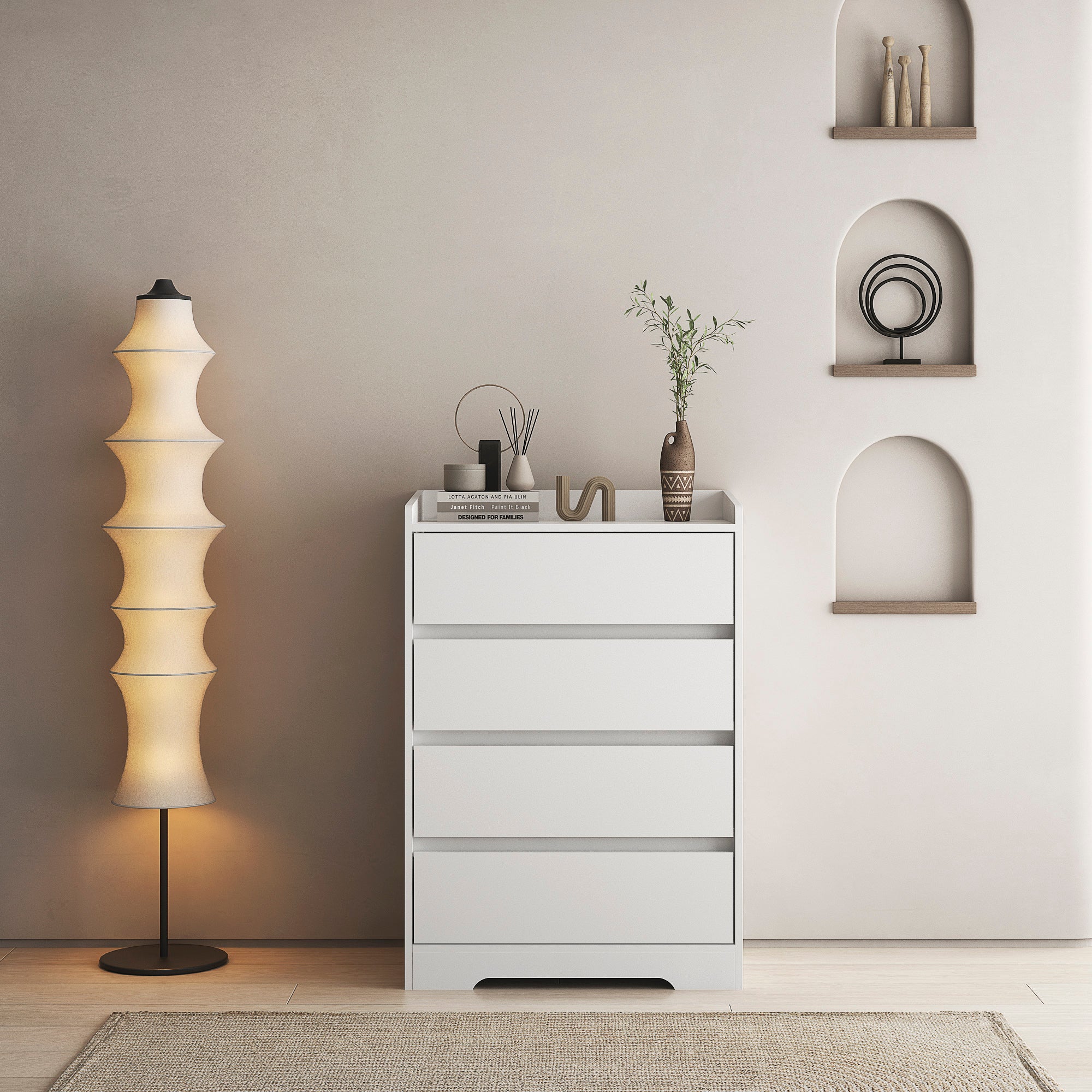 Minimalist Chest Of Drawers Without Pulls