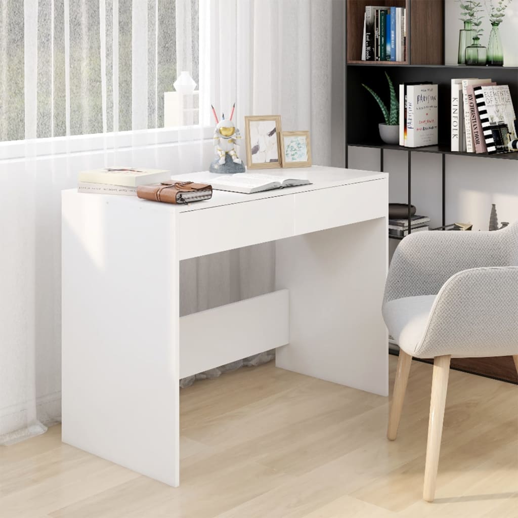 Minimalist Wooden Desk Boho Style