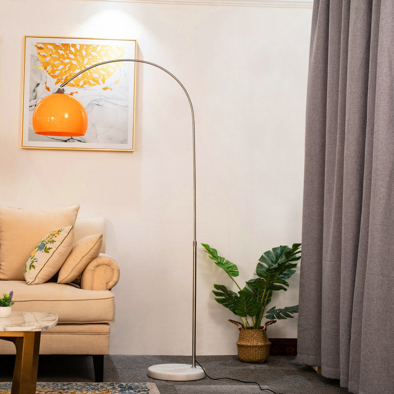 Modern Boho Orange Floor Lamp