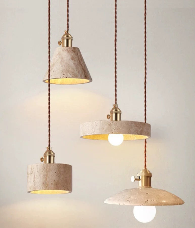 Modern Stone Wire Pendant Lights