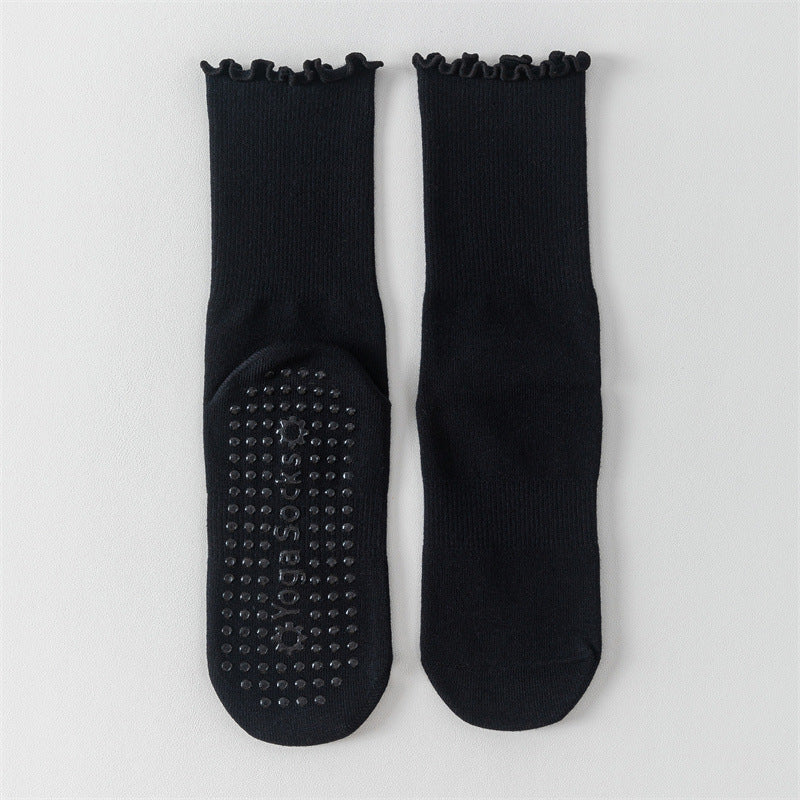 Non-Slip Calf Yoga Socks for Women
