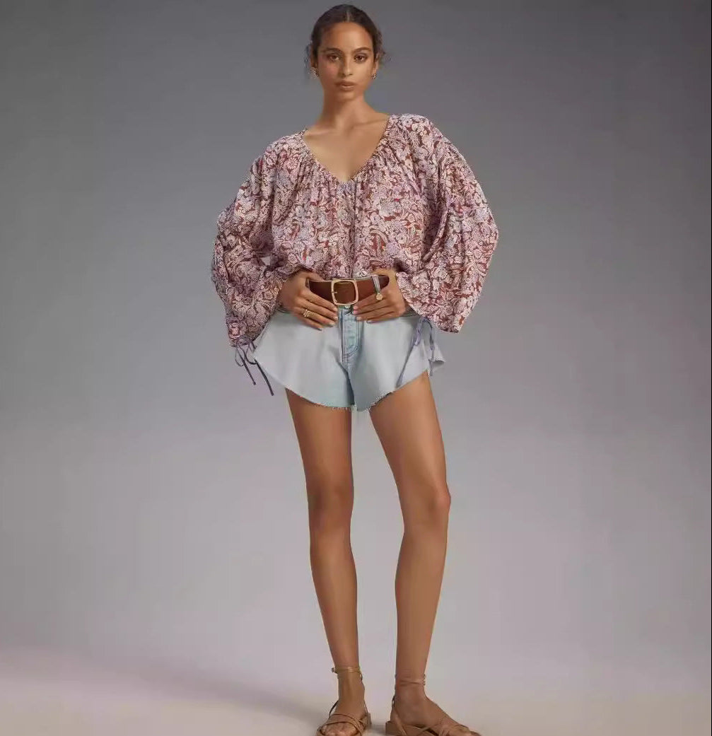 Oversized Bohemian Shirt for Women