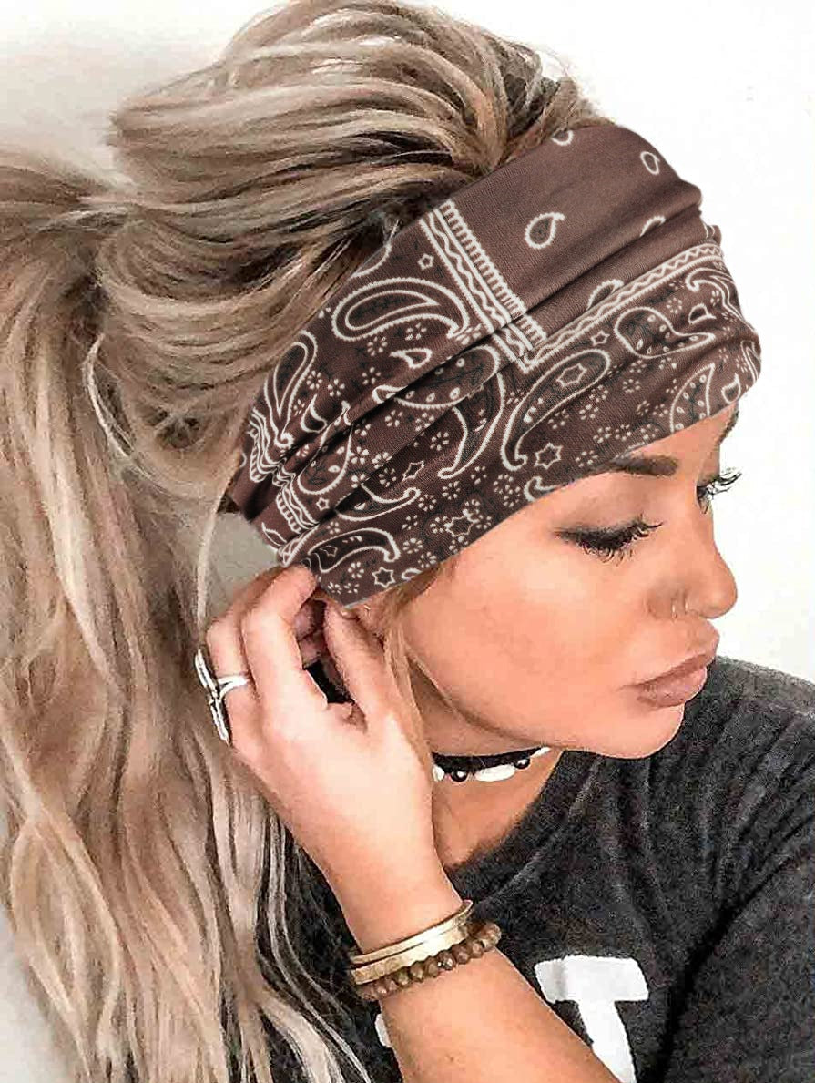 Paisley Pattern Headband Boho Style
