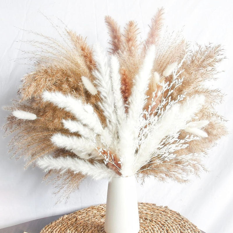 Pampas Grass Boho Wedding Decor Bouquet Set