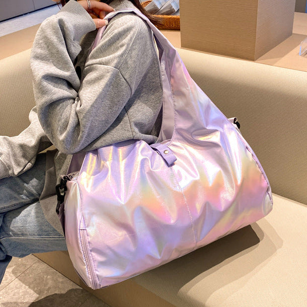 Large Pearlescent Yoga Bag for Women