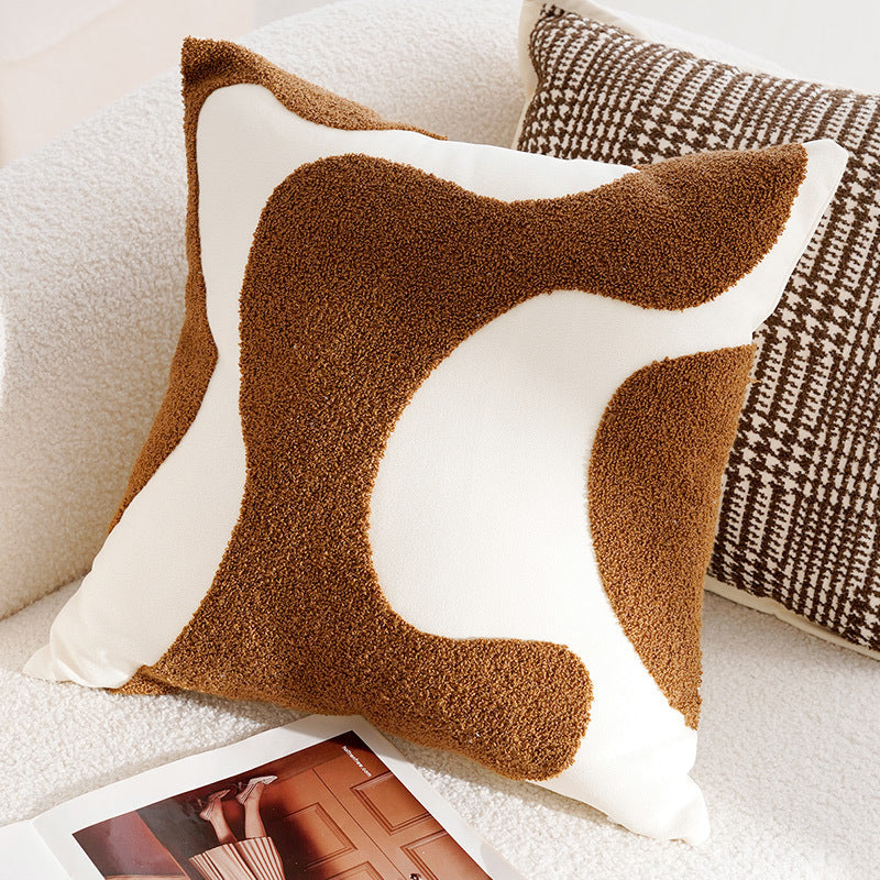 Pillow Covers in Beige and Brown