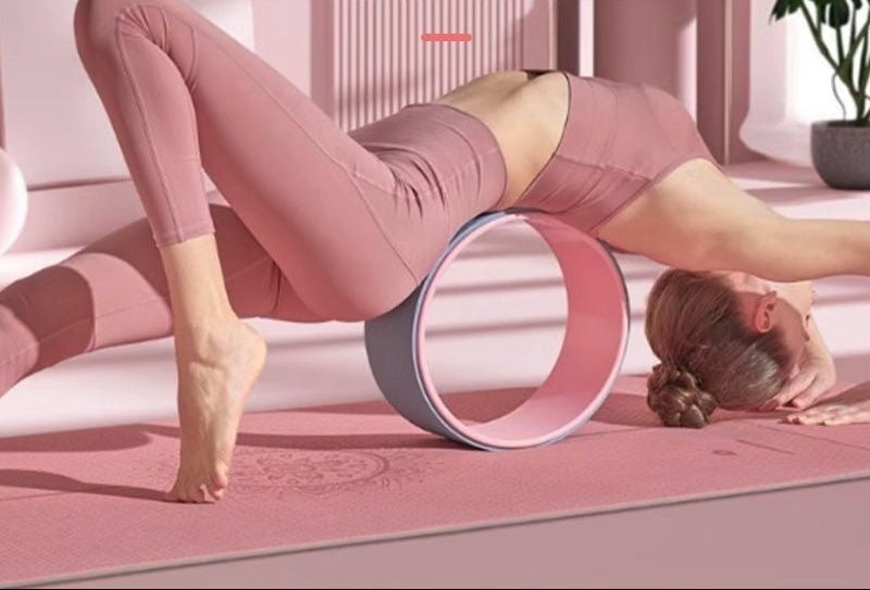 Pink Yoga Wheel 30cm