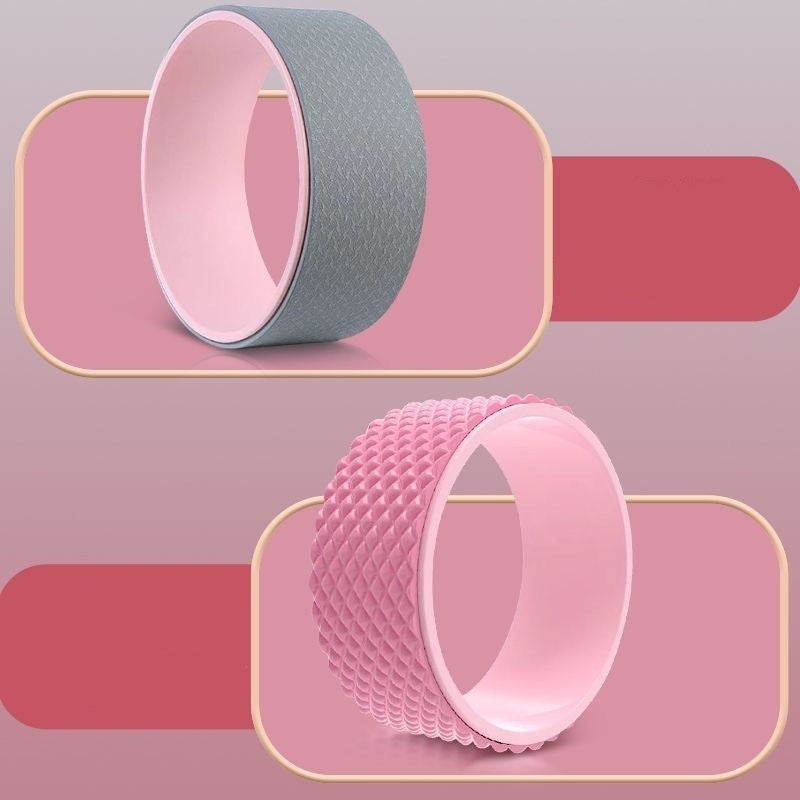 Pink Yoga Wheel 12 Inches - 30cm