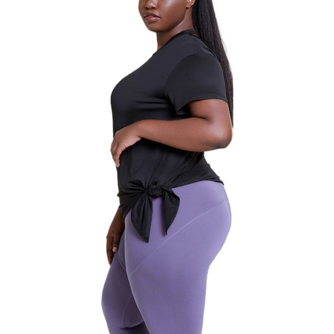 Plus Size Yoga Top Loose Oversized Design tee
